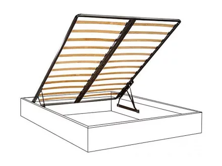 Кровать Baveno Серебристая пелена 